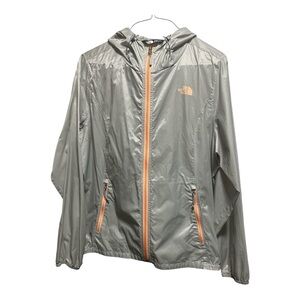 The North Face Gray Jacket with Tan Logo NWOT